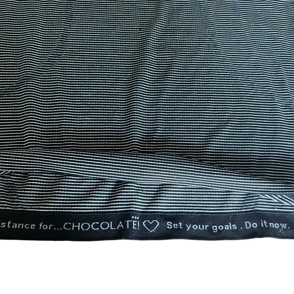 Lululemon bundle black & white stripe shirt (8) gray tank (6). - Picture 7 of 13